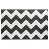Zwart-witte Chevron Zigzag Fabric Stof (Fat Quarter)
