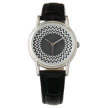 Zwart witte cirkel Chevron