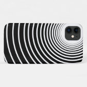 Zwart Witte Cirkels - Je Favoriete Kleuren Case-Mate iPhone Case (Achterkant (horizontaal))