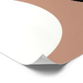 Zwart-witte cirkels naadloos patroon poster (Hoek)