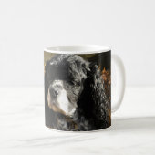 Zwart-witte Cocker Spaniel Foto Koffiemok (Voorkant rechts)