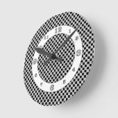 Zwart-witte Controles Ronde Klok (Hoek)
