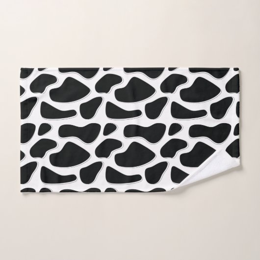 Zwart-witte Dalmatische afdruk Bad Handdoek (Handdoek)