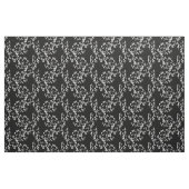 Zwart-witte Damask Stof (Yard (91,4 cm))
