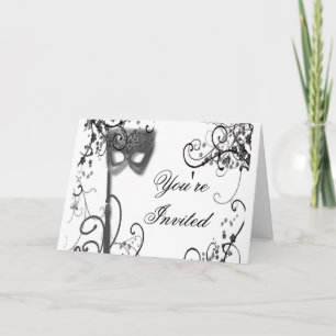 Zwart-witte de Aura van de maskerade