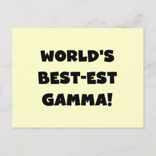 Zwart-witte de Gamma's van het best-est-Beste van Briefkaart