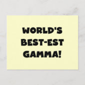 Zwart-witte de Gamma's van het best-est-Beste van Briefkaart (Voorkant)