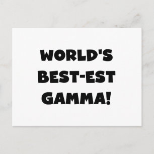 Zwart-witte de Gamma's van het best-est-Beste van Briefkaart