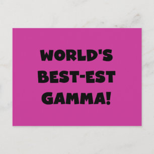 Zwart-witte de Gamma's van het best-est-Beste van Briefkaart