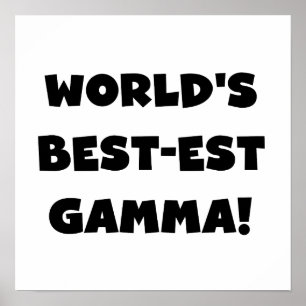 Zwart-witte de Gamma's van het best-est-Beste van Poster