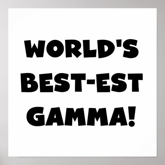 Zwart-witte de Gamma's van het best-est-Beste van Poster (Voorkant)
