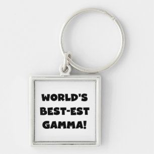 Zwart-witte de Gamma's van het best-est-Beste van Sleutelhanger