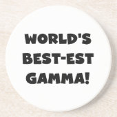 Zwart-witte de Gamma's van het best-est-Beste van Zandsteen Onderzetter (Voorkant)