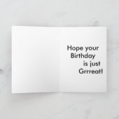 Zwart-witte de verjaardagskaart van het Spaniel Kaart (Binnen)