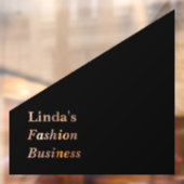 Zwart-witte diagonale lijn raamsticker (Vel 2)