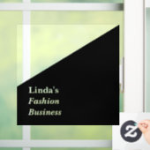 Zwart-witte diagonale lijn raamsticker (Huis)