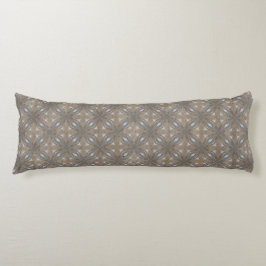 Zwart-witte diamanten met golven lichaamskussen