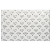 Zwart-witte diamanten stof (Fat Quarter)