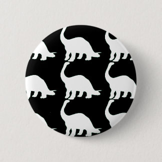 Zwart-witte dinos ronde button 5,7 cm