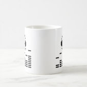 Zwart-witte DJ-stijlcover Koffiemok (Center)