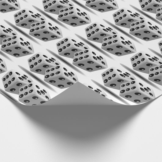 Zwart-witte doice cadeaupapier (Hoek)