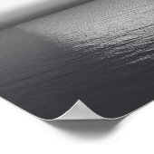 Zwart-witte dolfijn Tropische afdrukbare kunst Poster (Hoek)