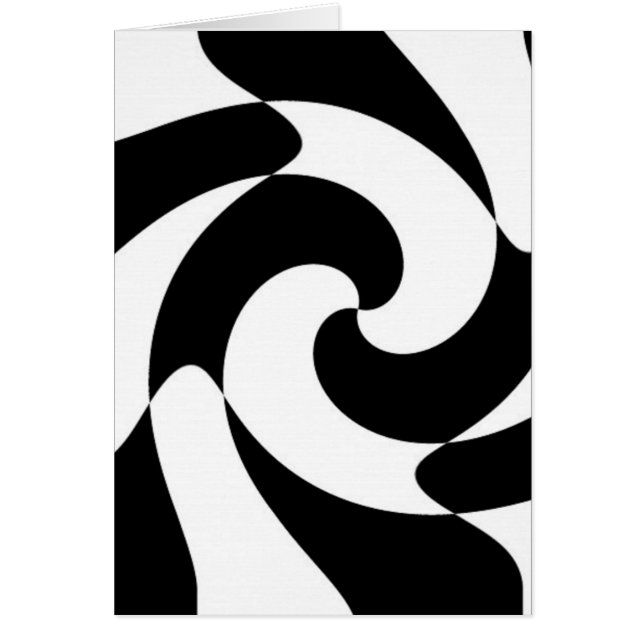 Zwart-witte draaikolken (Voorkant)