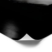 Zwart-witte draak perfect poster (Hoek)