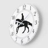 Zwart-witte Dressage-klok Grote Klok (Hoek)