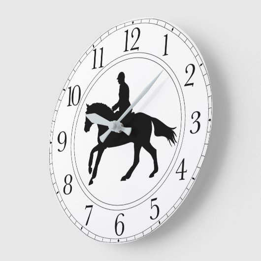 Zwart-witte Dressage-klok Grote Klok (Hoek)