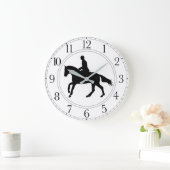 Zwart-witte Dressage-klok Grote Klok (Huis)