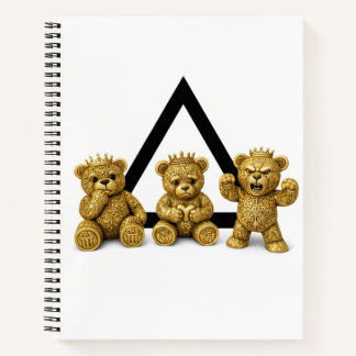 Zwart & Witte Driehoek Design | Powerof3Brand Notitieboek