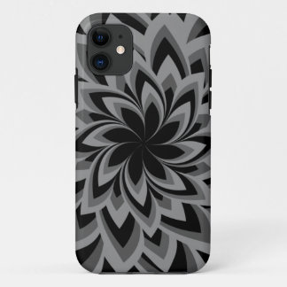 ZWART-WITTE DRUK BLOEMEN   Case-Mate iPhone CASE