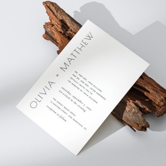 Zwart-witte, eenvoudige, moderne, minimalistische kaart