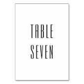 Zwart-witte, eenvoudige, moderne, minimalistische  kaart (Achterkant)