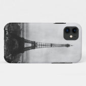 Zwart-witte eiffeltoren iPhone 5 hoesje (Achterkant (horizontaal))