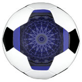 Zwart Witte en Paarse Voetbal (Gedraaid)