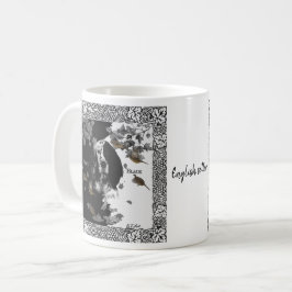 Zwart-witte Engelse setter Koffiemok