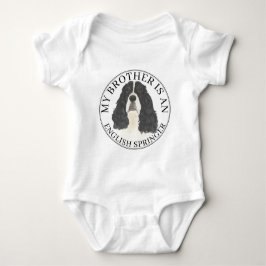Zwart & Witte Engelse Springer Spaniel Romper