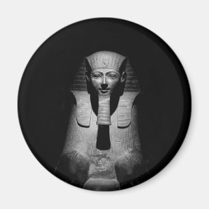 Zwart-witte farao koning magneet