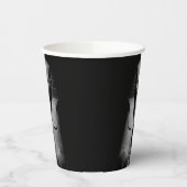 Zwart-witte farao koning papieren bekers (Links)