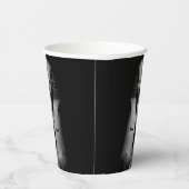 Zwart-witte farao koning papieren bekers (Rechts)