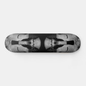 Zwart-witte farao koning persoonlijk skateboard (Horizontaal)