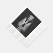 Zwart-witte farao koning servet (Hoek)