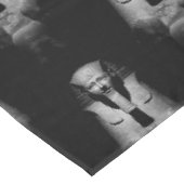 Zwart-witte farao koning tafelkleed (Gekanteld)