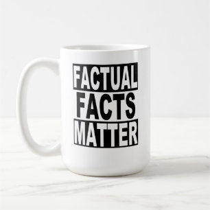 Zwart Witte Feitelijke Feiten Belangrijk Anti Trum Koffiemok