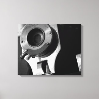 Zwart-witte  filmcamera Lens 16x20 Canvas Afdruk
