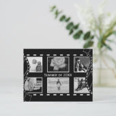 Zwart-witte filmpje briefkaart (Staand voorkant)