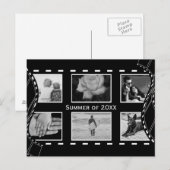 Zwart-witte filmpje briefkaart (Voorkant / Achterkant)