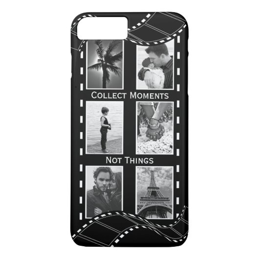 Zwart-witte filmpje Case-Mate iPhone case (Achterkant)